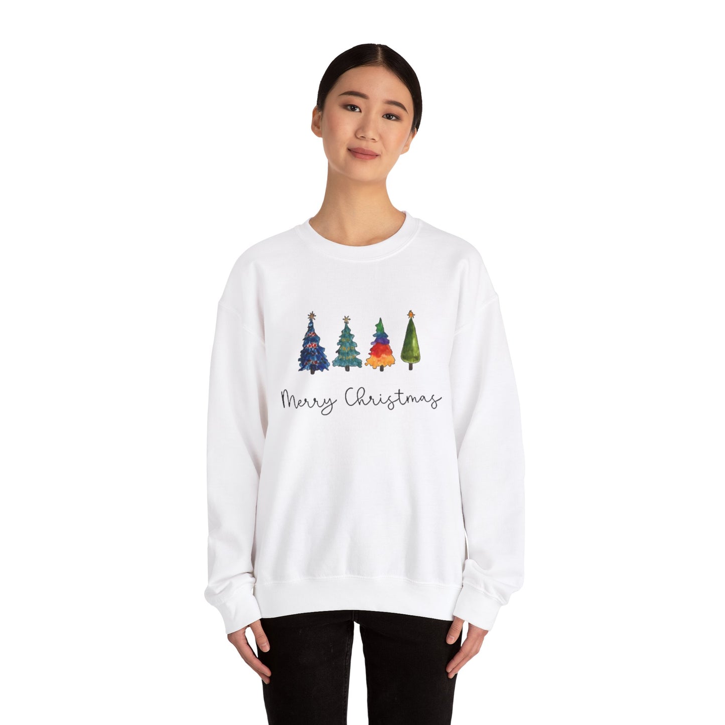 "Christmas Tree" Unisex Heavy Blend Crewneck Sweatshirt