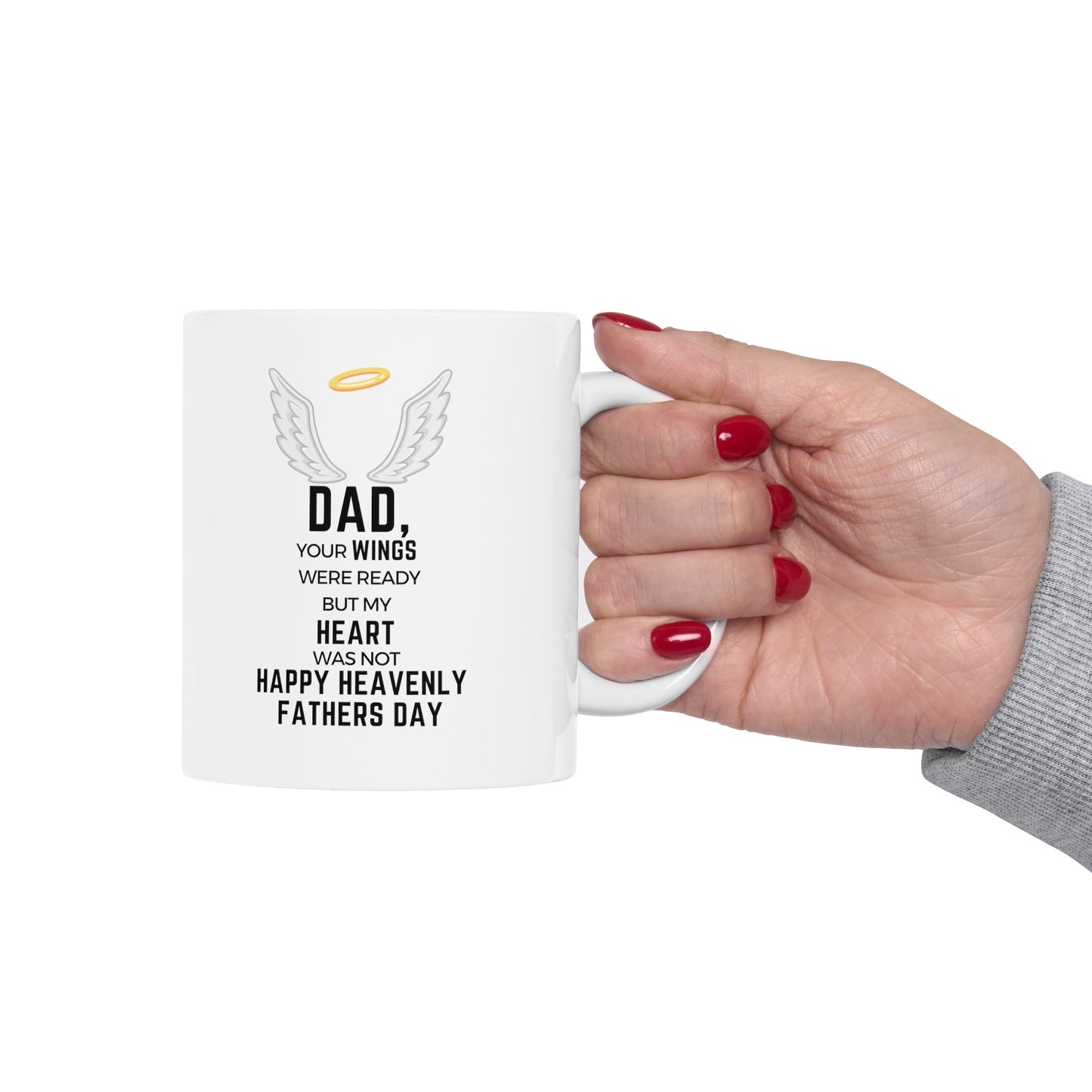 HAPPY HEAVENLY FATHERS DAY Ceramic Mug