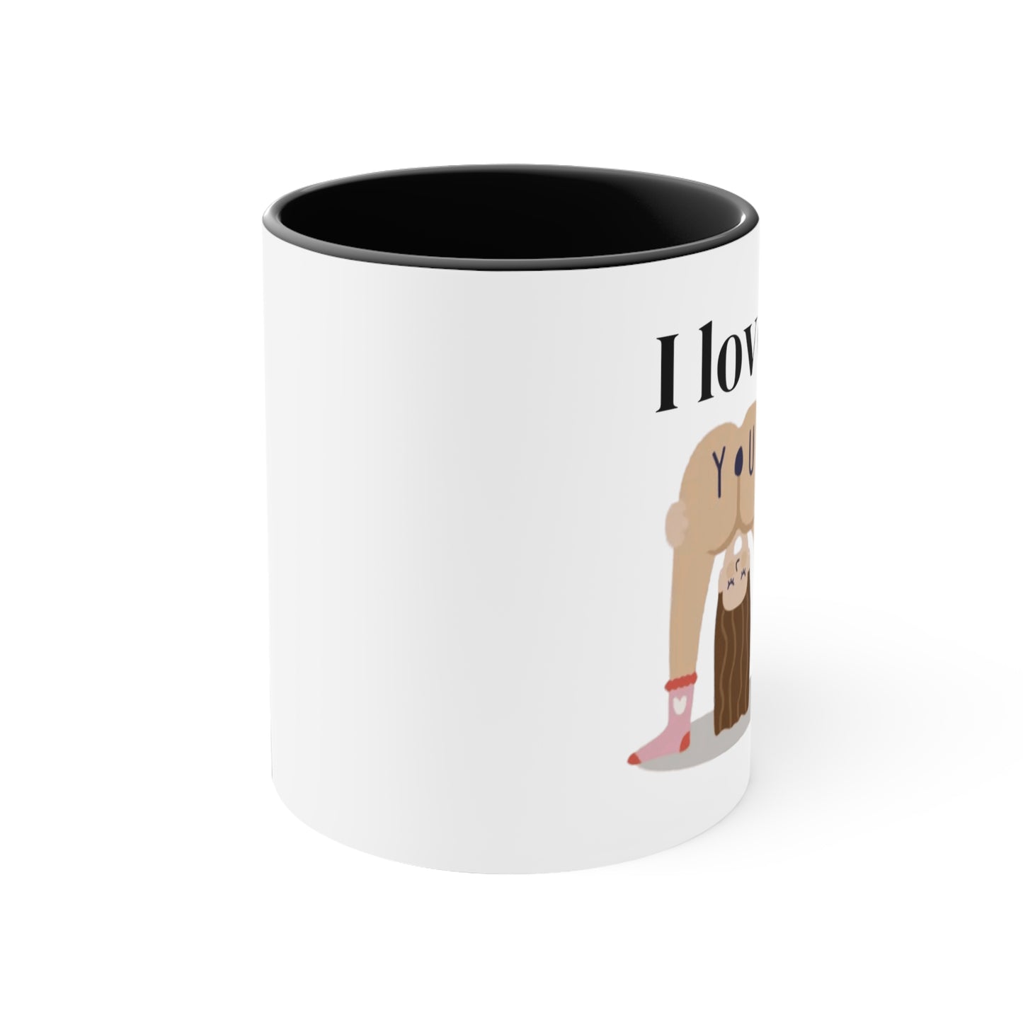 “I Love You” Accent Coffee Mug