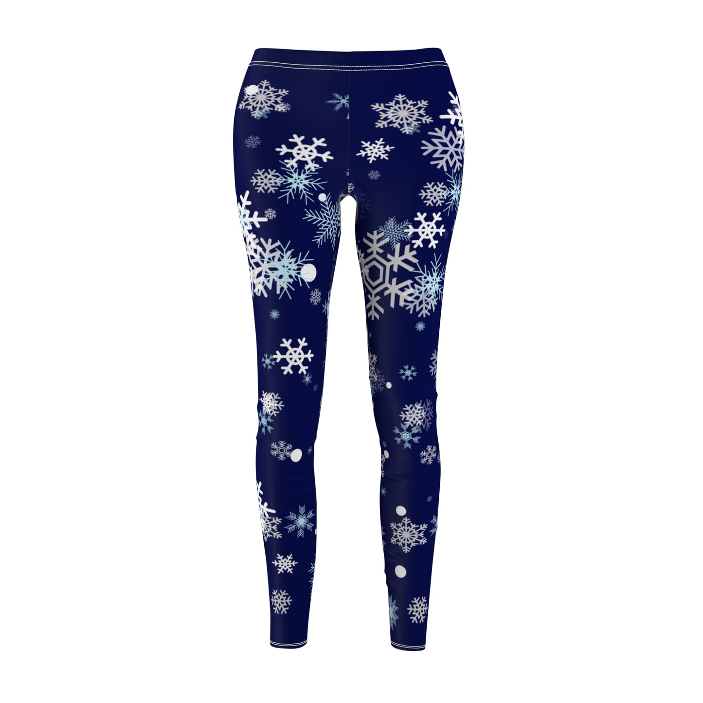Snow Flakes Women's Christmas Casual Legging