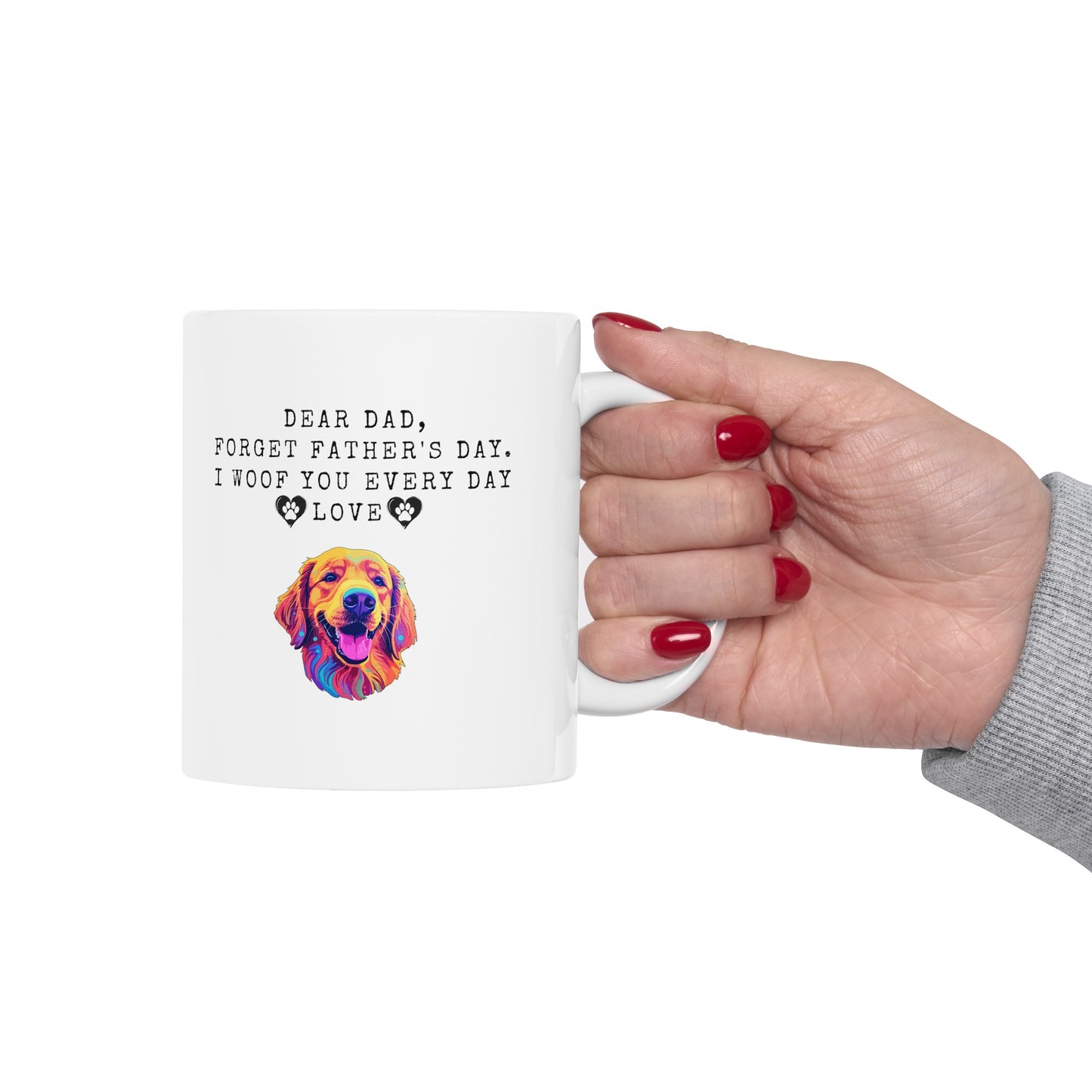 Dear Dad, Love Ceramic Mug