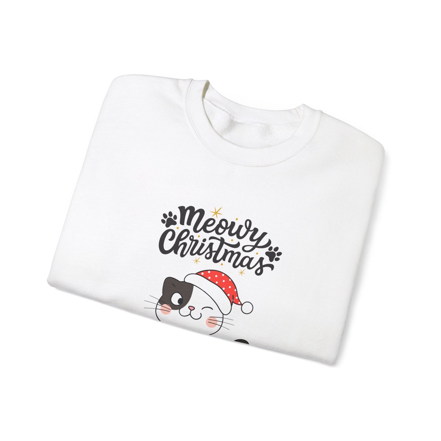 "Meowy Christmas" Crewneck Sweatshirt