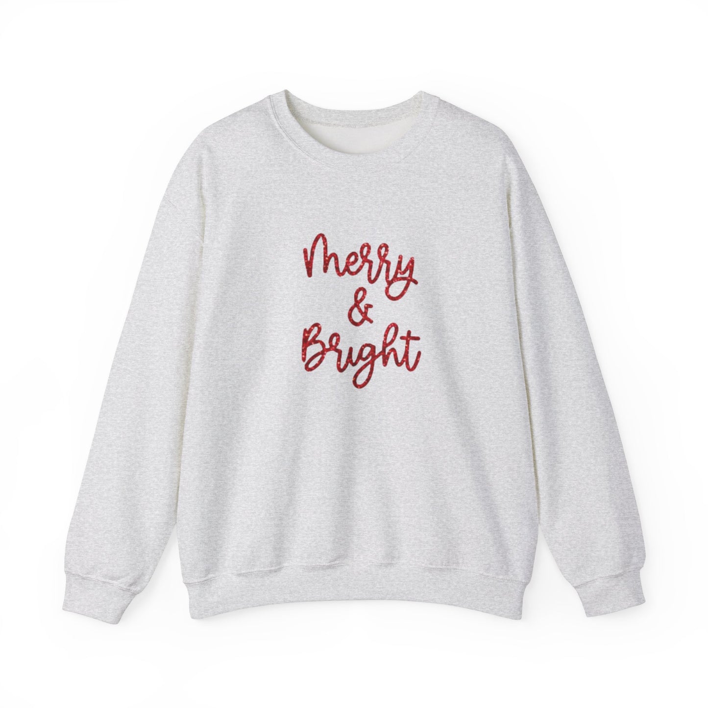 "Merry Bright" Unisex Heavy Blend Crewneck Sweatshirt