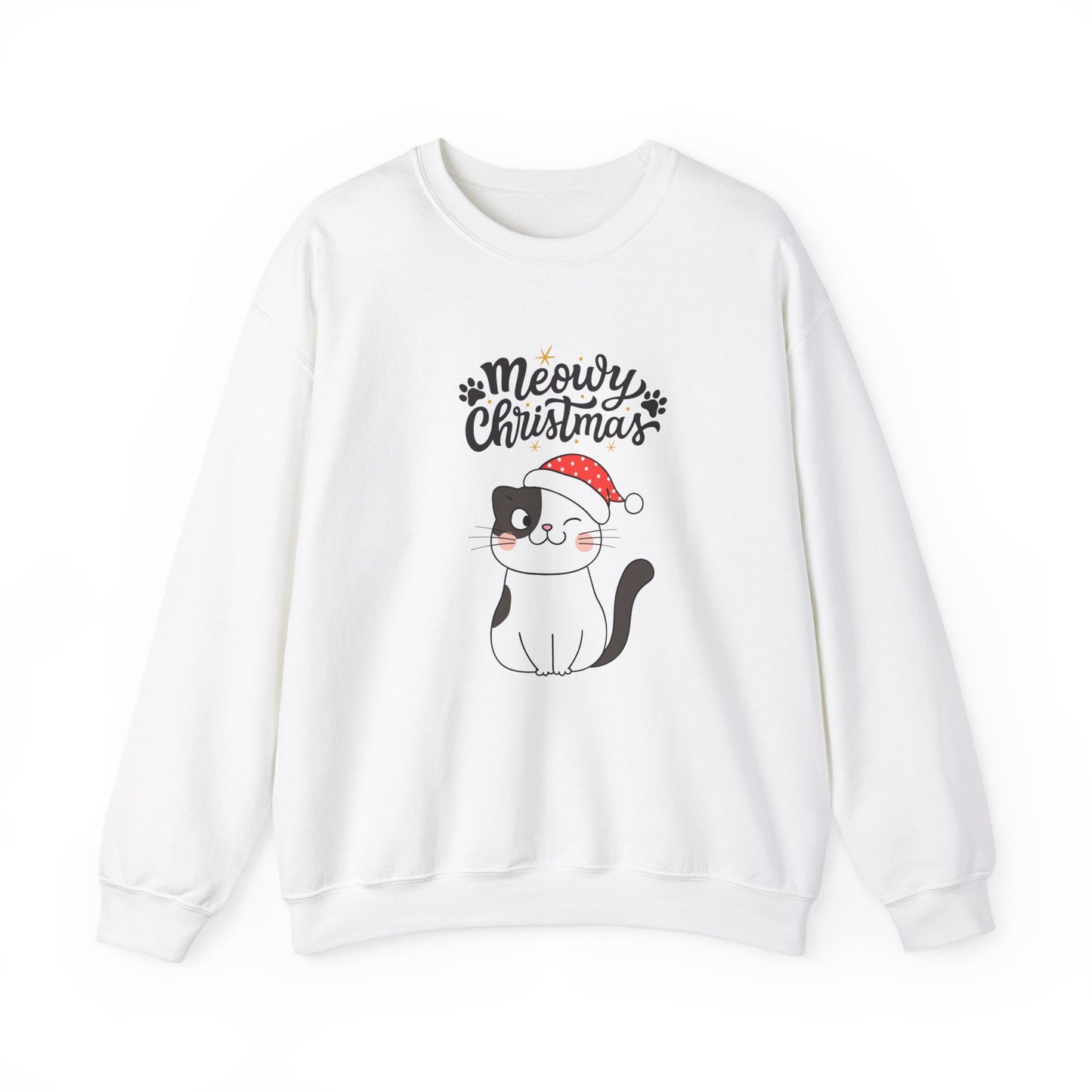 "Meowy Christmas" Crewneck Sweatshirt