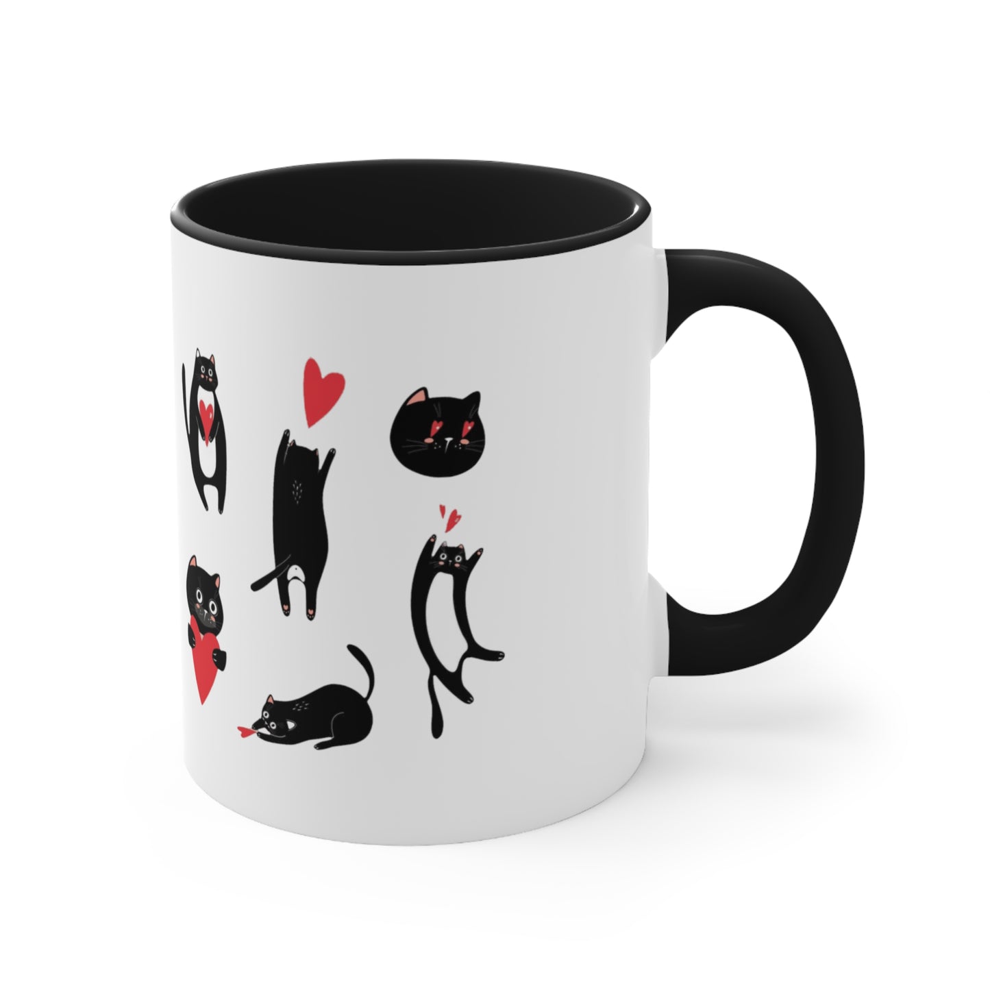 “Cat Love” Accent Coffee Mug