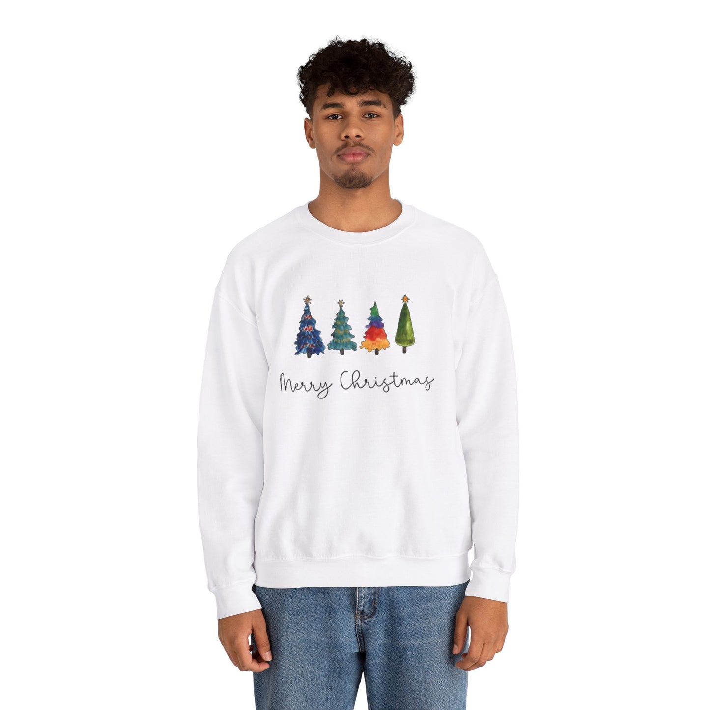 "Christmas Tree" Unisex Heavy Blend Crewneck Sweatshirt