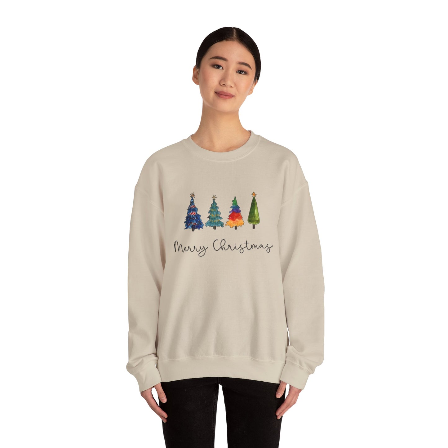 "Christmas Tree" Unisex Heavy Blend Crewneck Sweatshirt