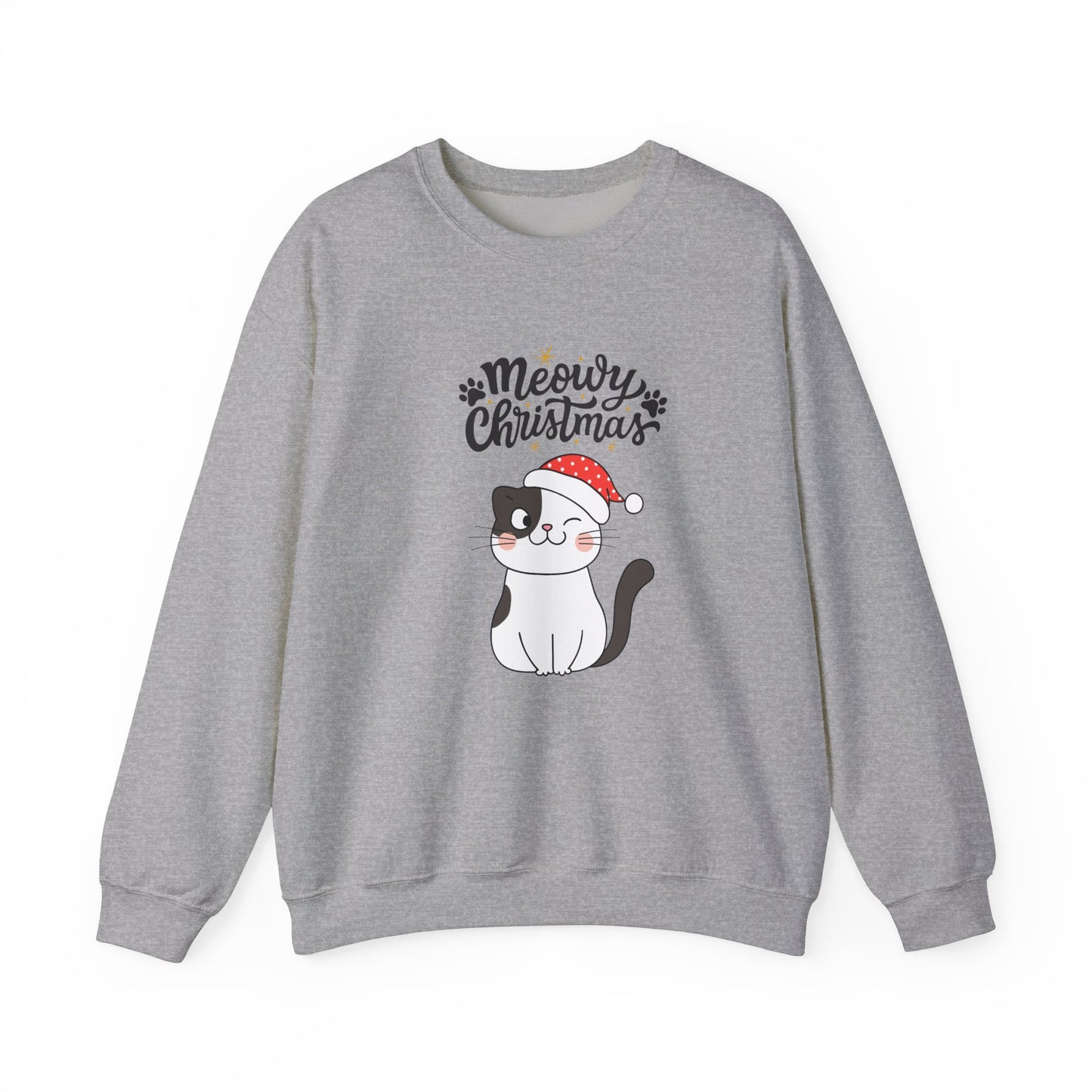 "Meowy Christmas" Crewneck Sweatshirt