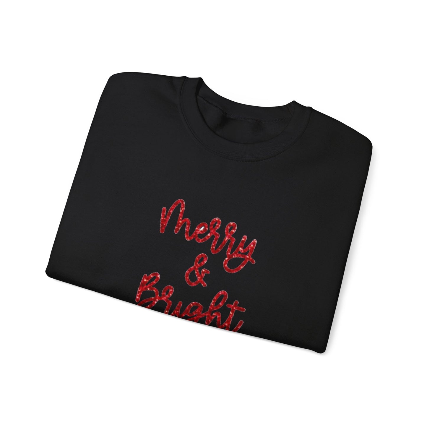 "Merry Bright" Unisex Heavy Blend Crewneck Sweatshirt