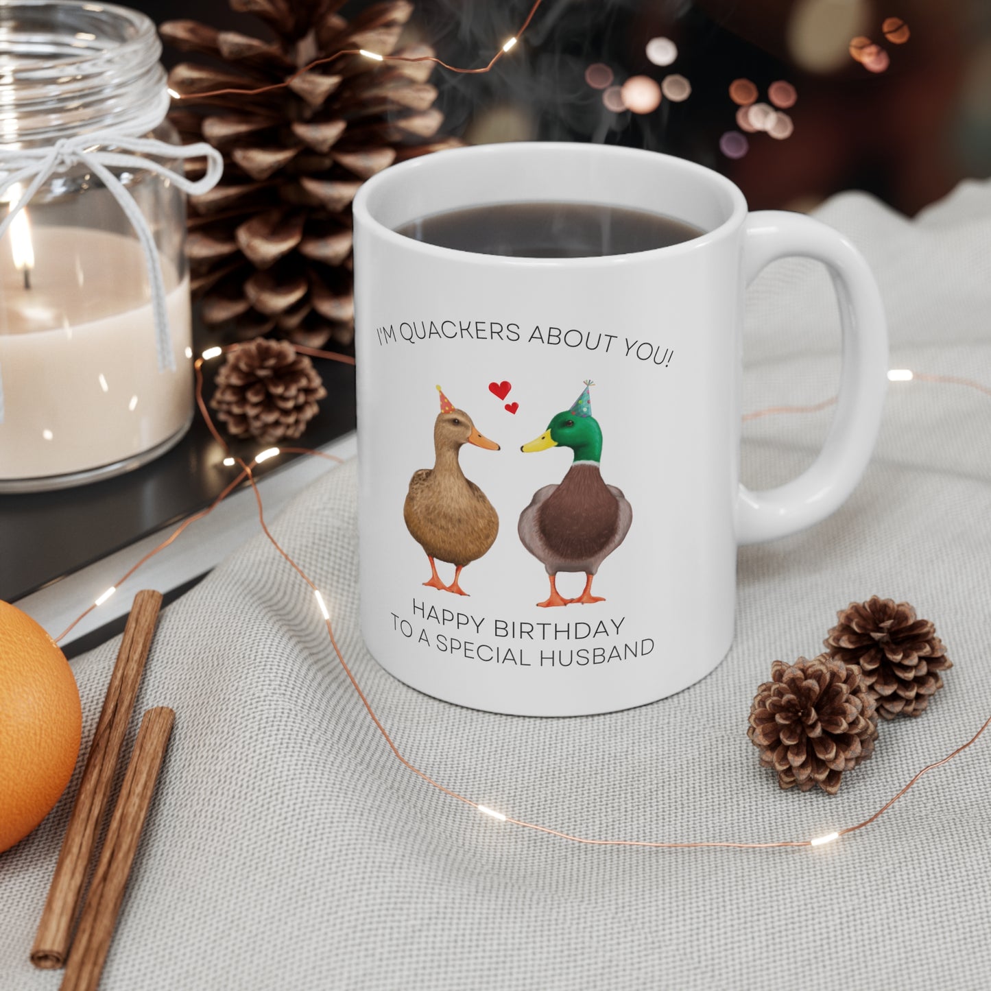“ I’M QUACKERS ABOUT YOU” Ceramic Mug