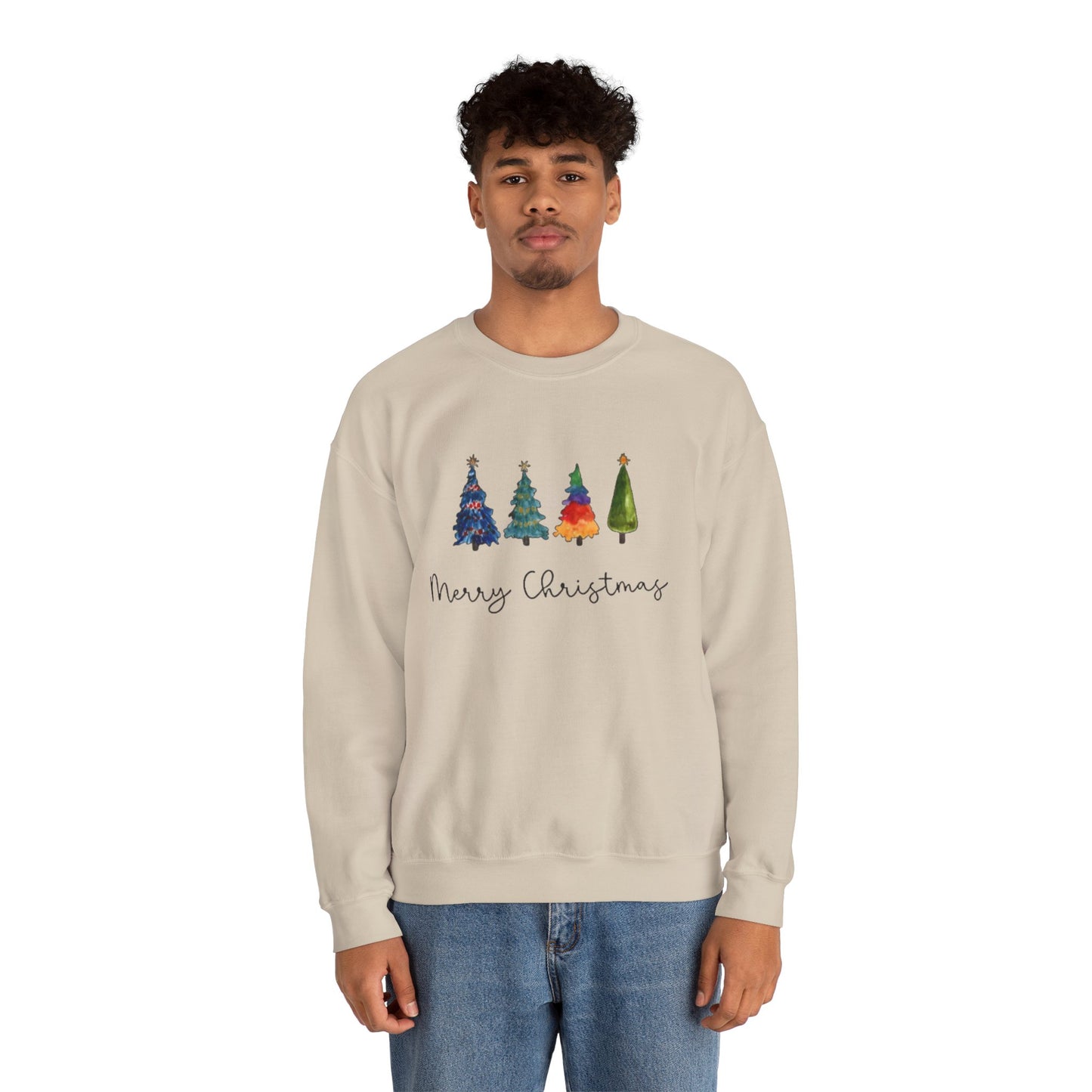 "Christmas Tree" Unisex Heavy Blend Crewneck Sweatshirt