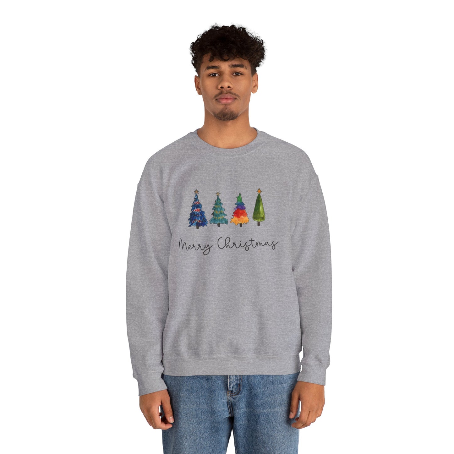 "Christmas Tree" Unisex Heavy Blend Crewneck Sweatshirt