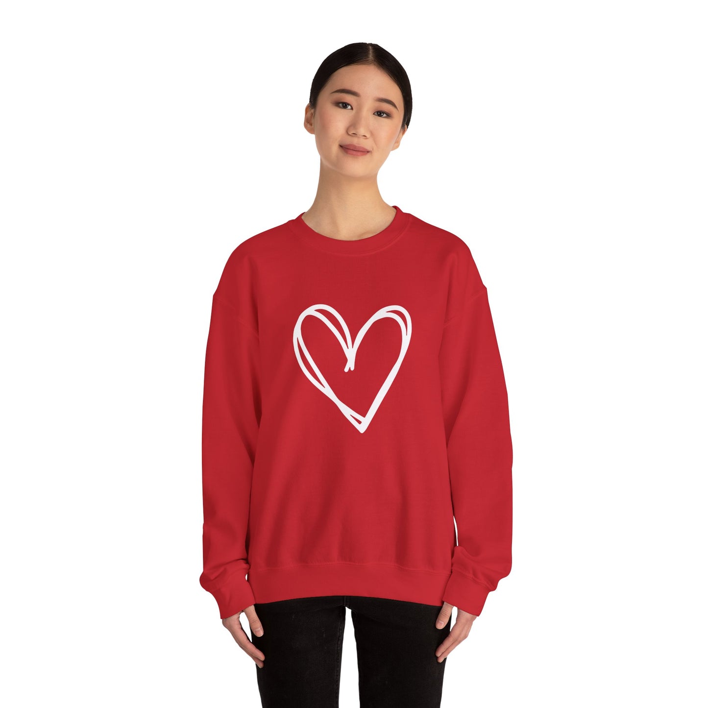 Heart Crewneck Sweatshirt