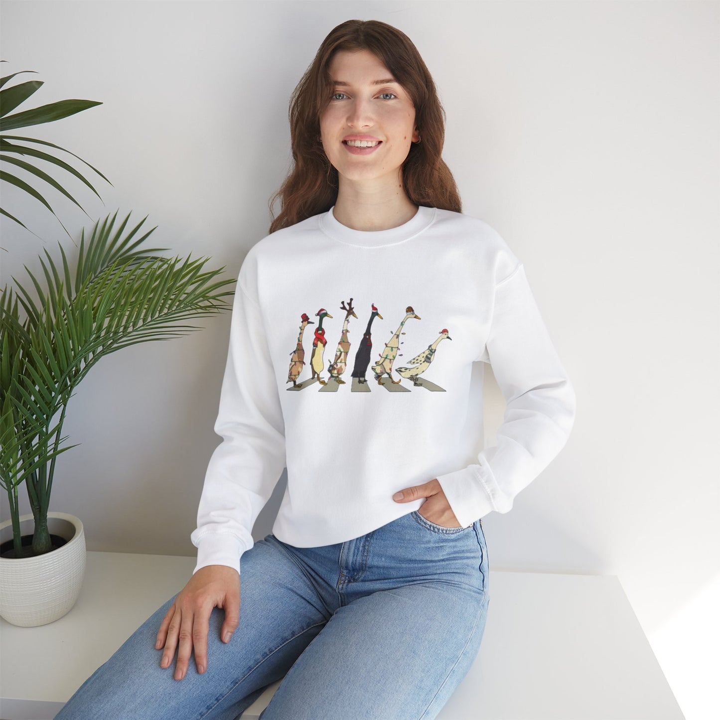 "Ducks" Unisex Heavy Blend Crewneck Sweatshirt