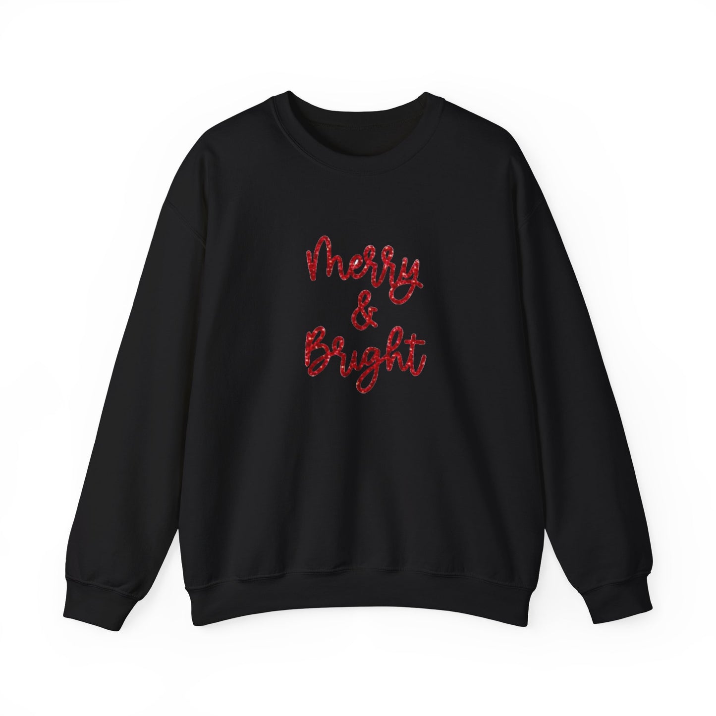 "Merry Bright" Unisex Heavy Blend Crewneck Sweatshirt