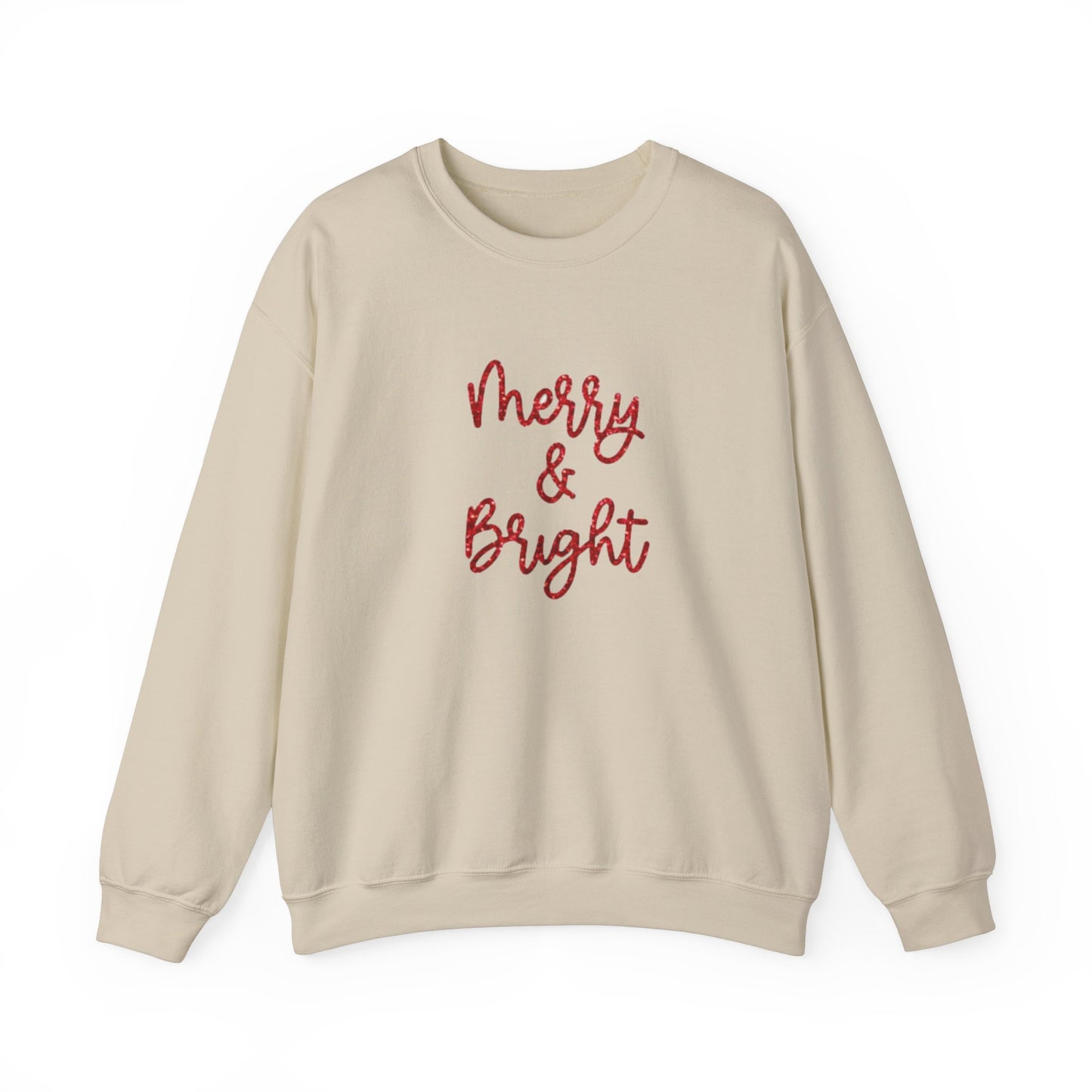 "Merry Bright" Unisex Heavy Blend Crewneck Sweatshirt