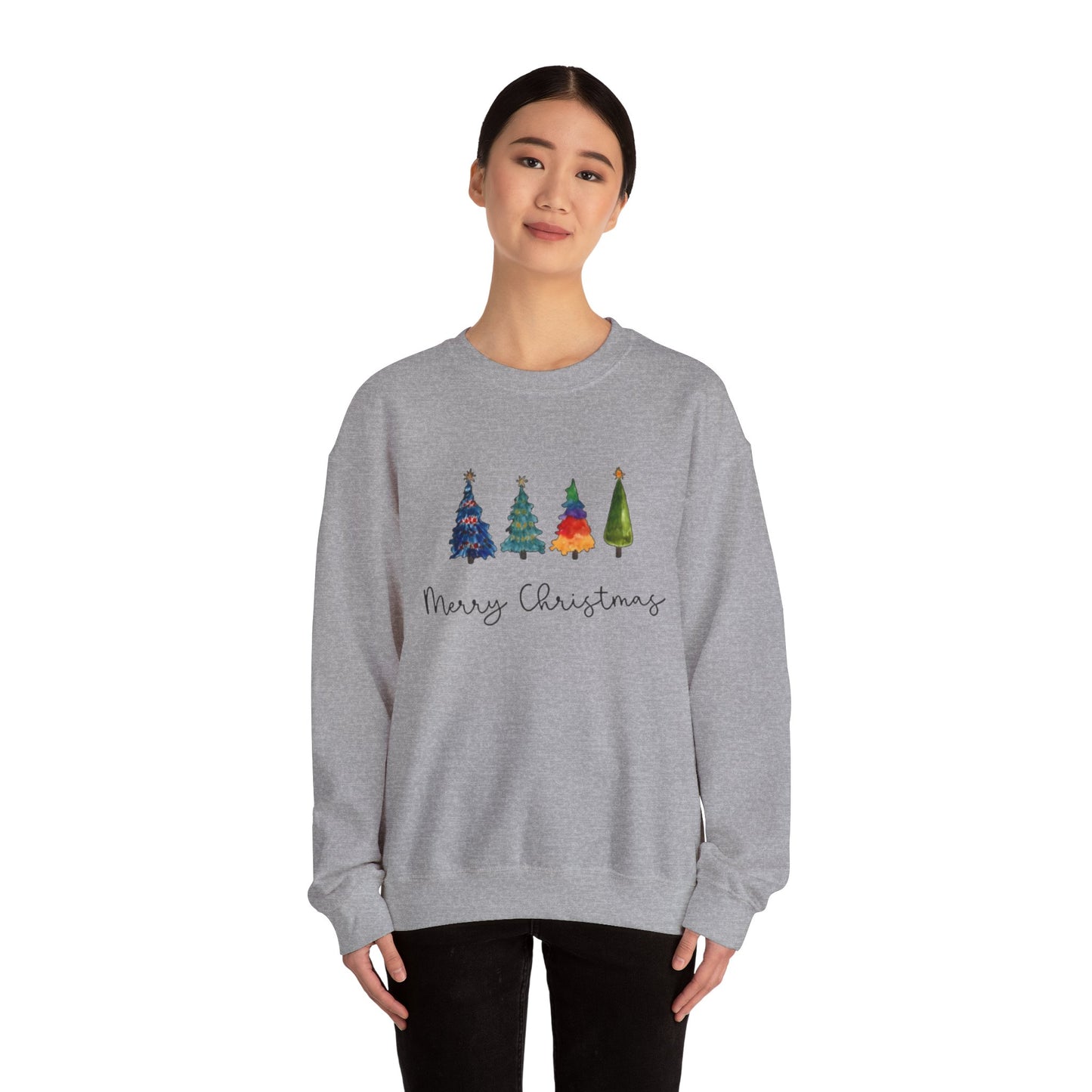 "Christmas Tree" Unisex Heavy Blend Crewneck Sweatshirt