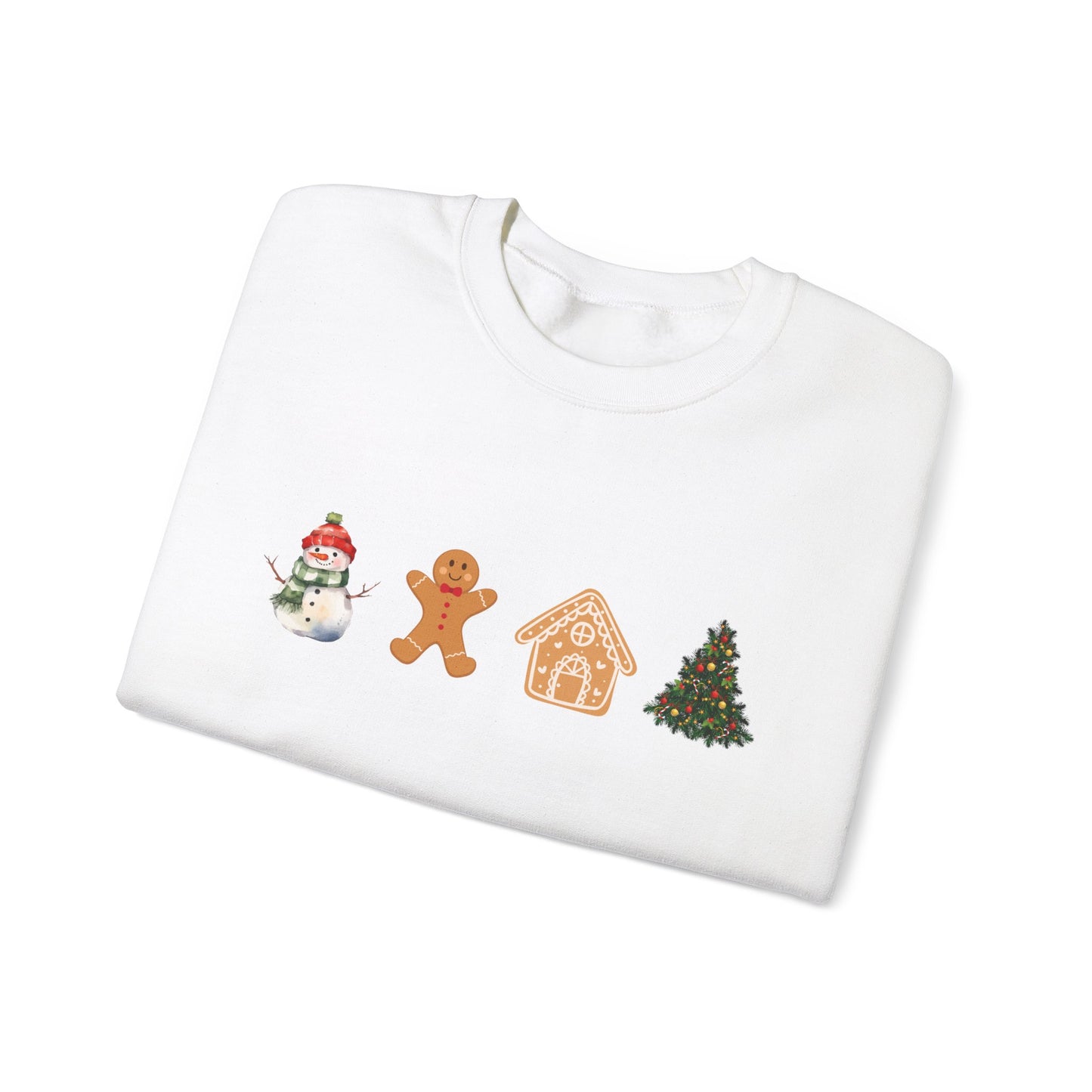 "Christmas Elements" Unisex Heavy Blend Crewneck Sweatshirt