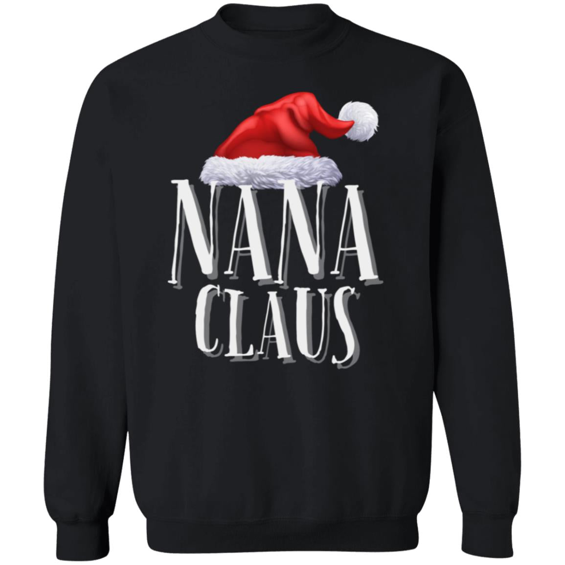 Nana Claus Crewneck Pullover Sweatshirt