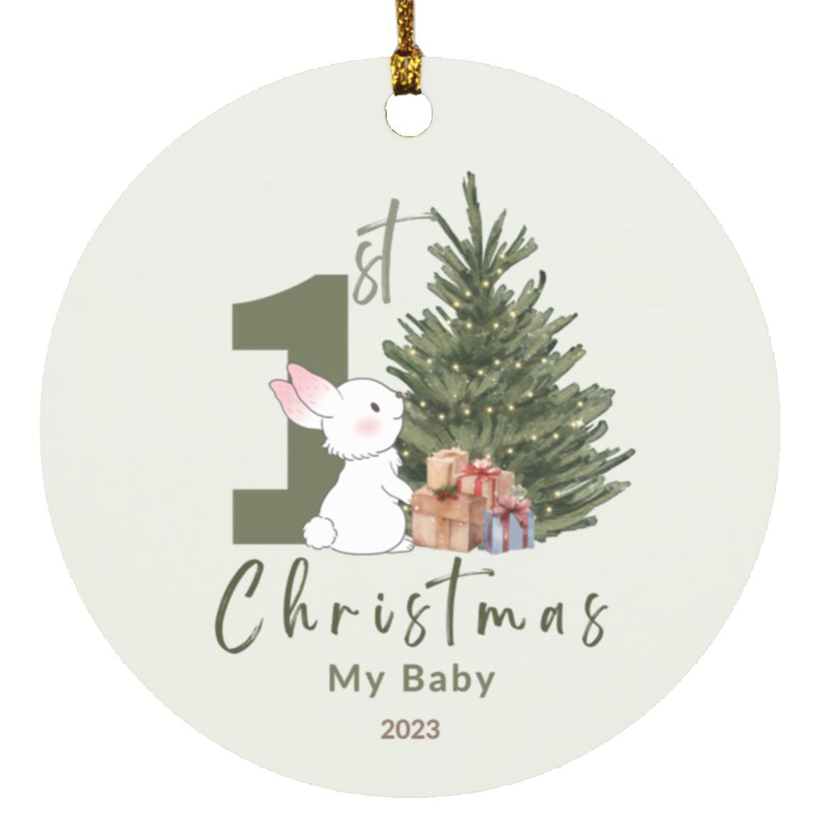 Baby’s 1st Christmas Circle Ornament