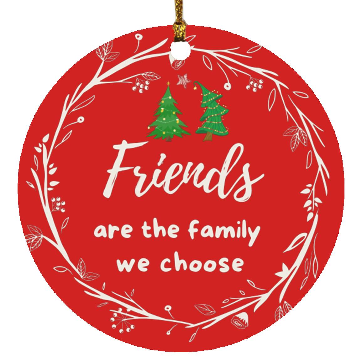1pc Friends & Family Christmas Tree Ornament Decor 2023