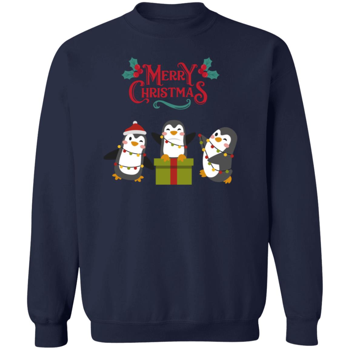 Merry Christmas Penguins Sweatshirt