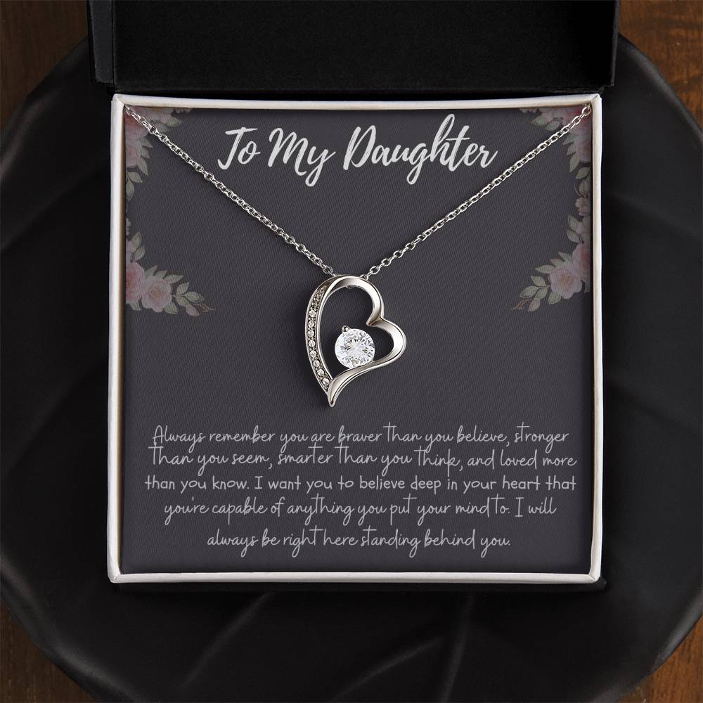 “To My Daughter” Forever Necklace