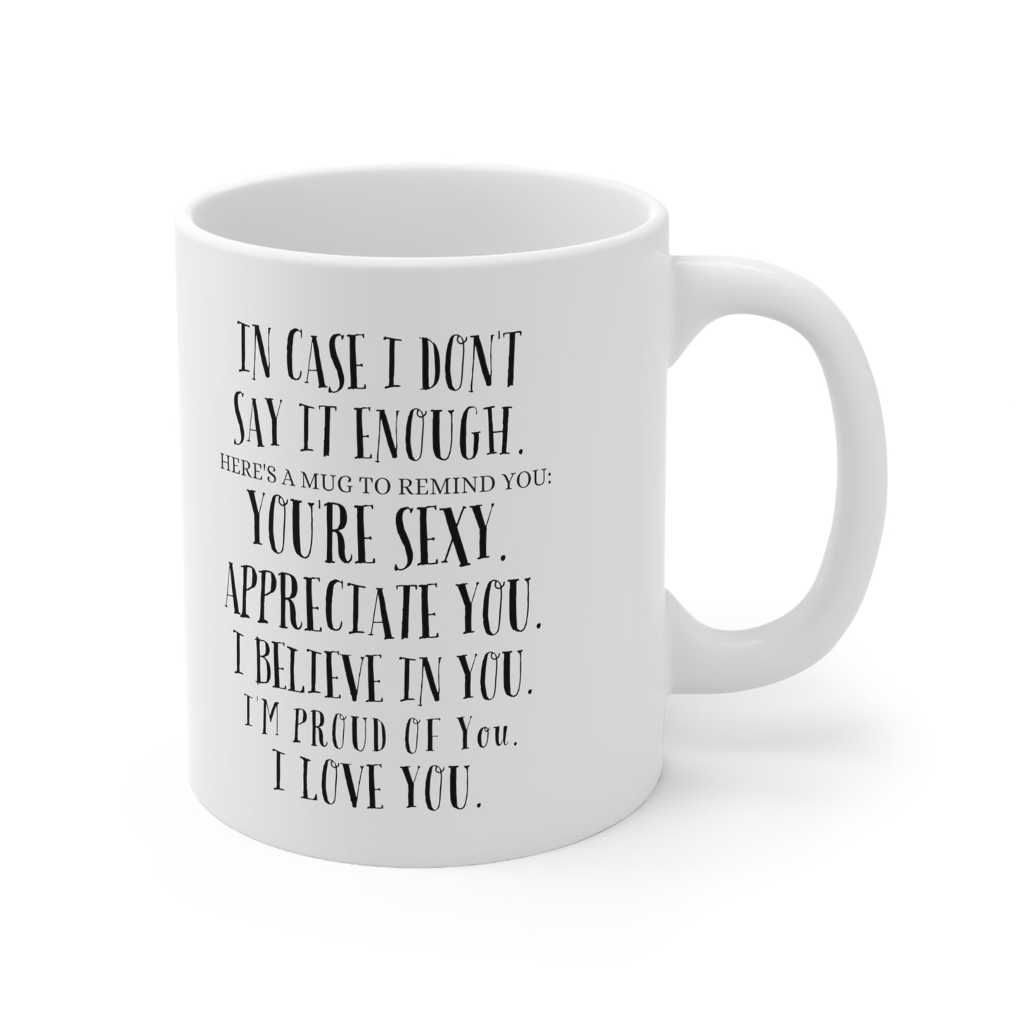 “I Love You” Ceramic Mug