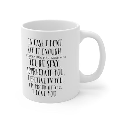“I Love You” Ceramic Mug