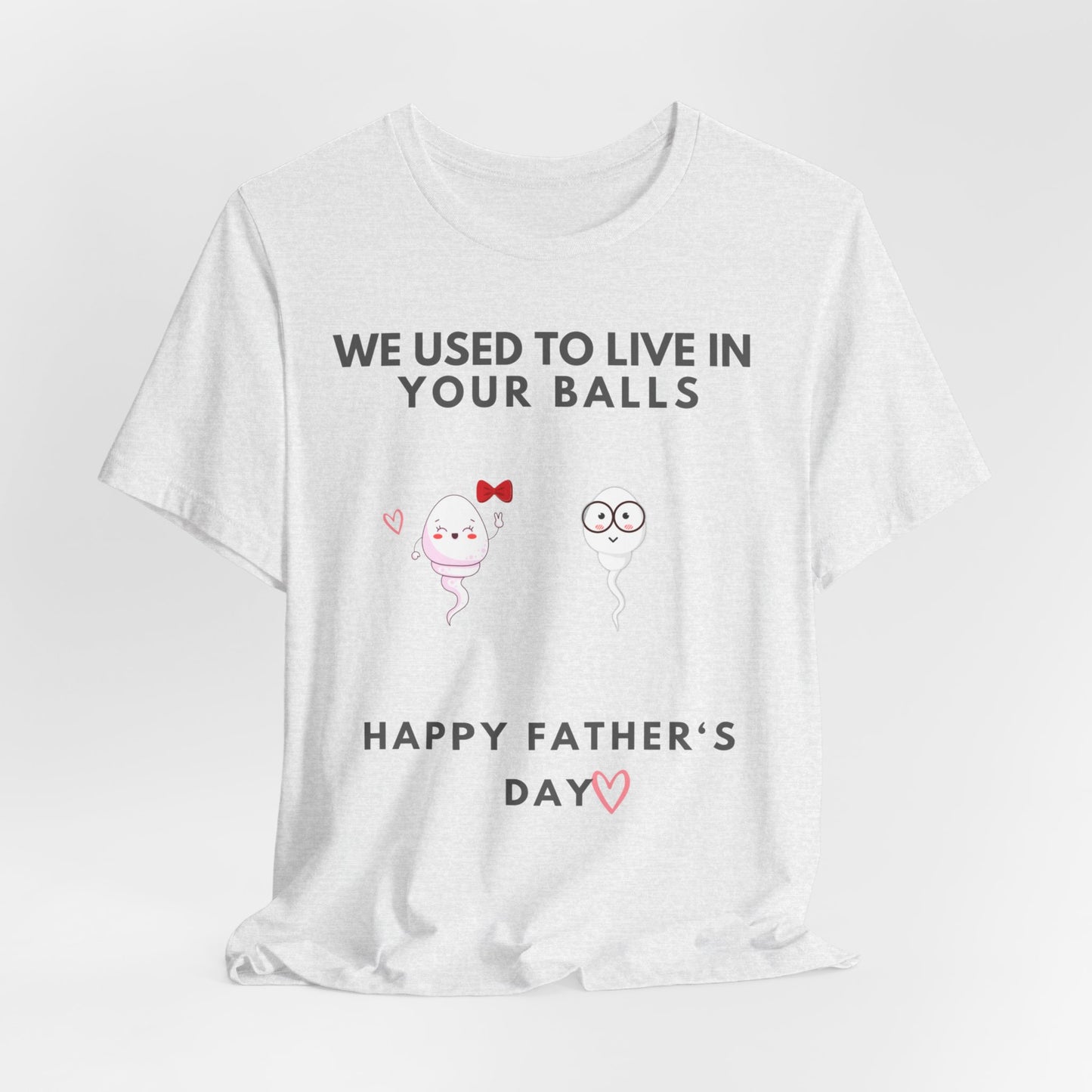 “HAPPY FATHER'S DAY” Jersey Short Sleeve Tee