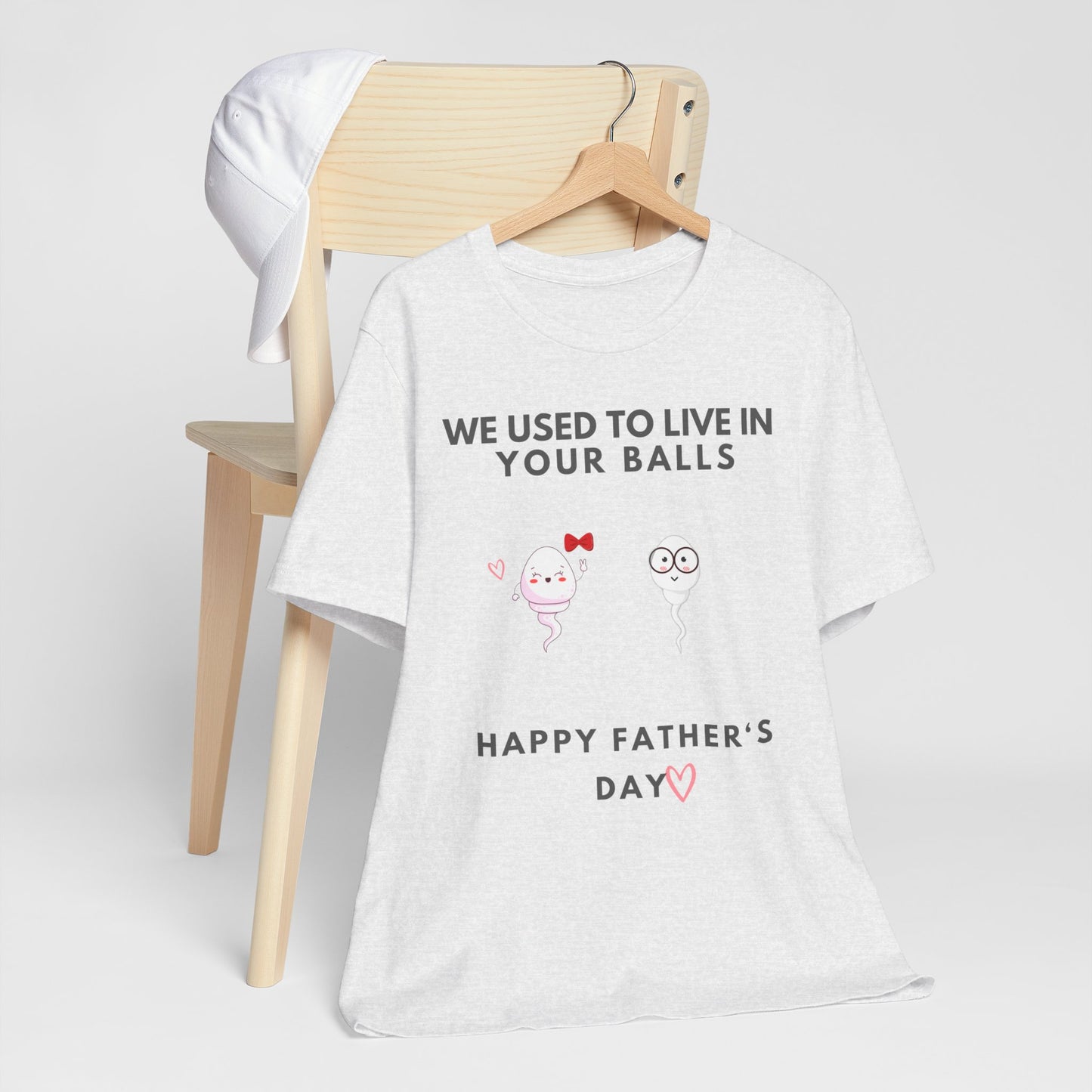 “HAPPY FATHER'S DAY” Jersey Short Sleeve Tee