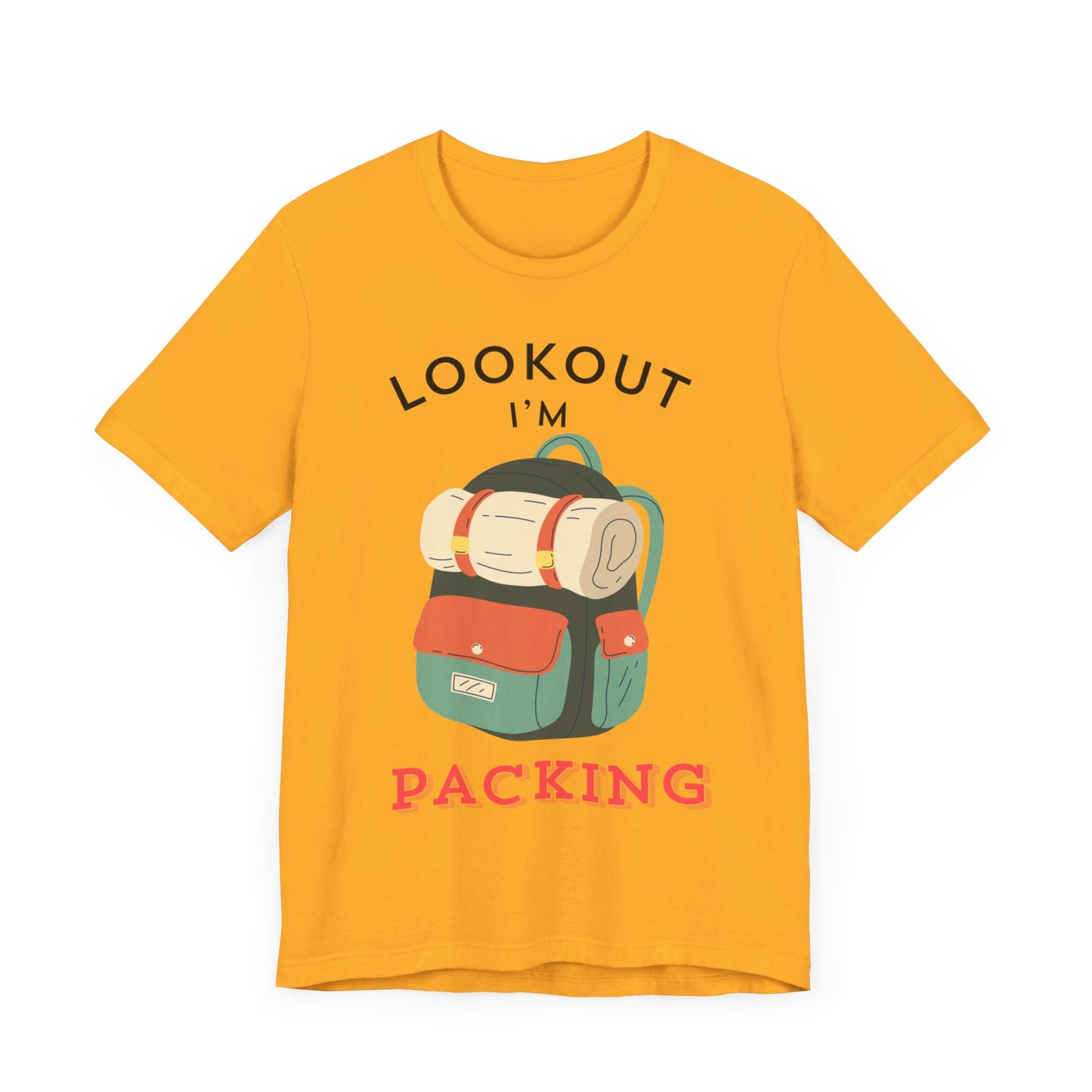 I'm packing camping shirt