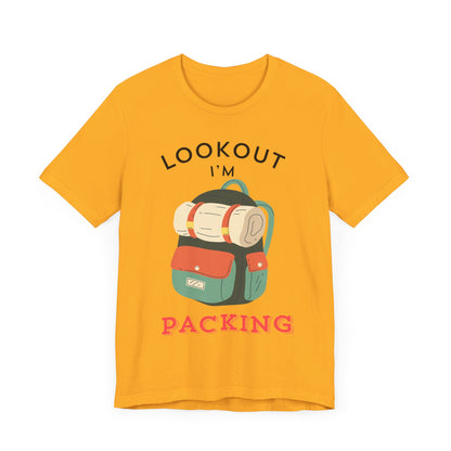 I'm packing camping shirt