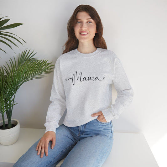 "Mama" Heavy Blend Crewneck Sweatshirt