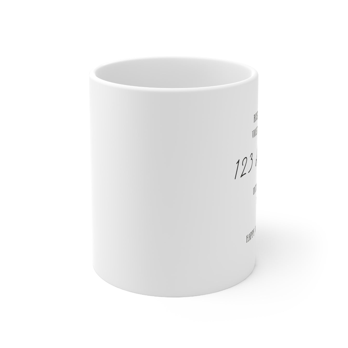 “123 Days” Ceramic Mug