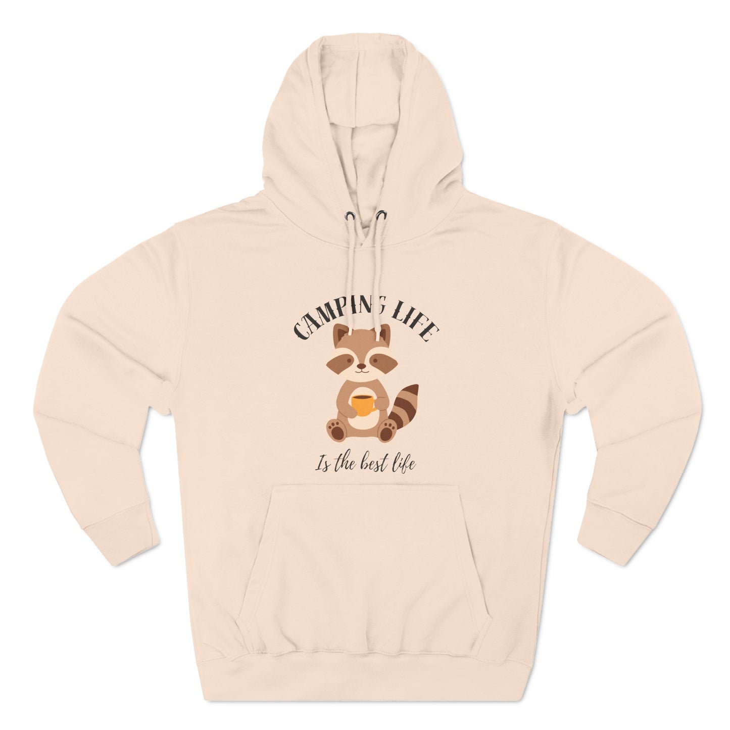 Three-Panel Fleece Hoodie Camping Life Caravan hoodie, Sunset Mountain Camping Shirts, Summer Vacation Camping Gifts, Camp Lover Friends Matching hoodie, Camping hoodie