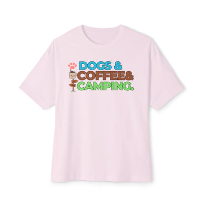 Dogs Coffee Camping Shirt, Camping Birthday Gift Tee, Dog Lover Shirt, Camper T-Shirt, Adventure Shirt, Vacation Shirt, Camping And Drinking