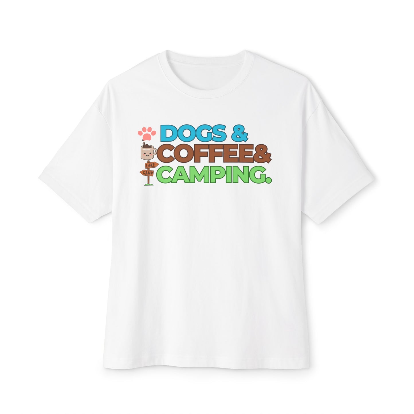 Dogs Coffee Camping Shirt, Camping Birthday Gift Tee, Dog Lover Shirt, Camper T-Shirt, Adventure Shirt, Vacation Shirt, Camping And Drinking