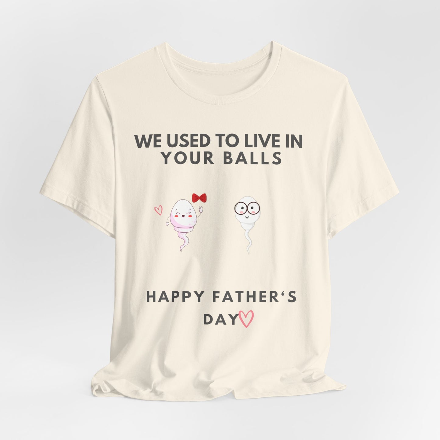 “HAPPY FATHER'S DAY” Jersey Short Sleeve Tee