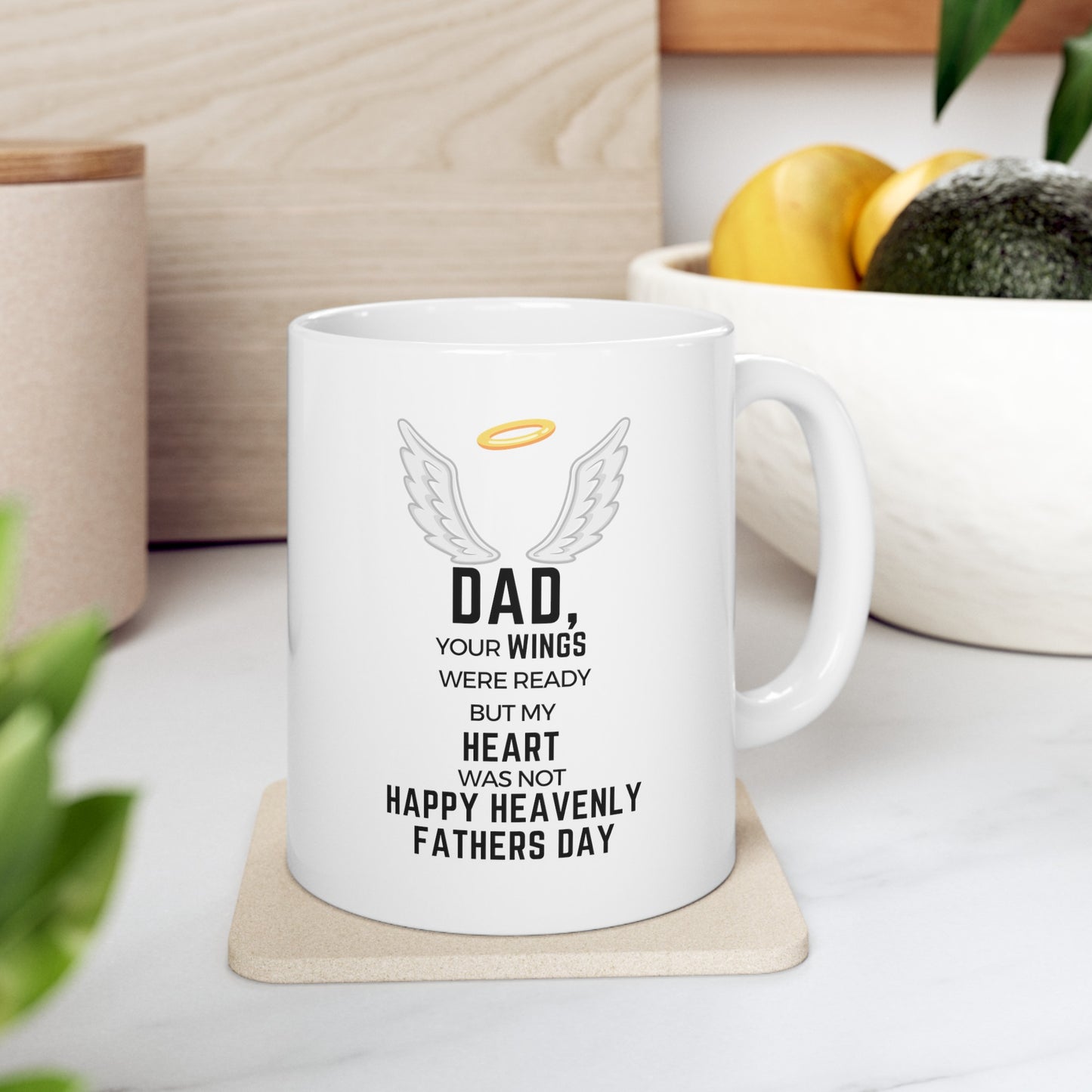 HAPPY HEAVENLY FATHERS DAY Ceramic Mug