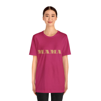 “Mama” Pink Jersey Short Sleeve Tee
