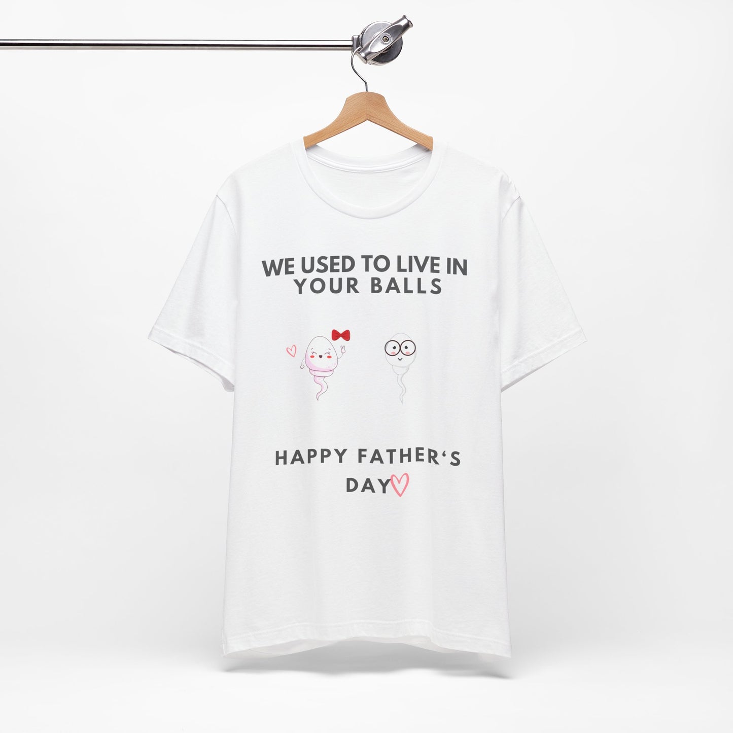 “HAPPY FATHER'S DAY” Jersey Short Sleeve Tee