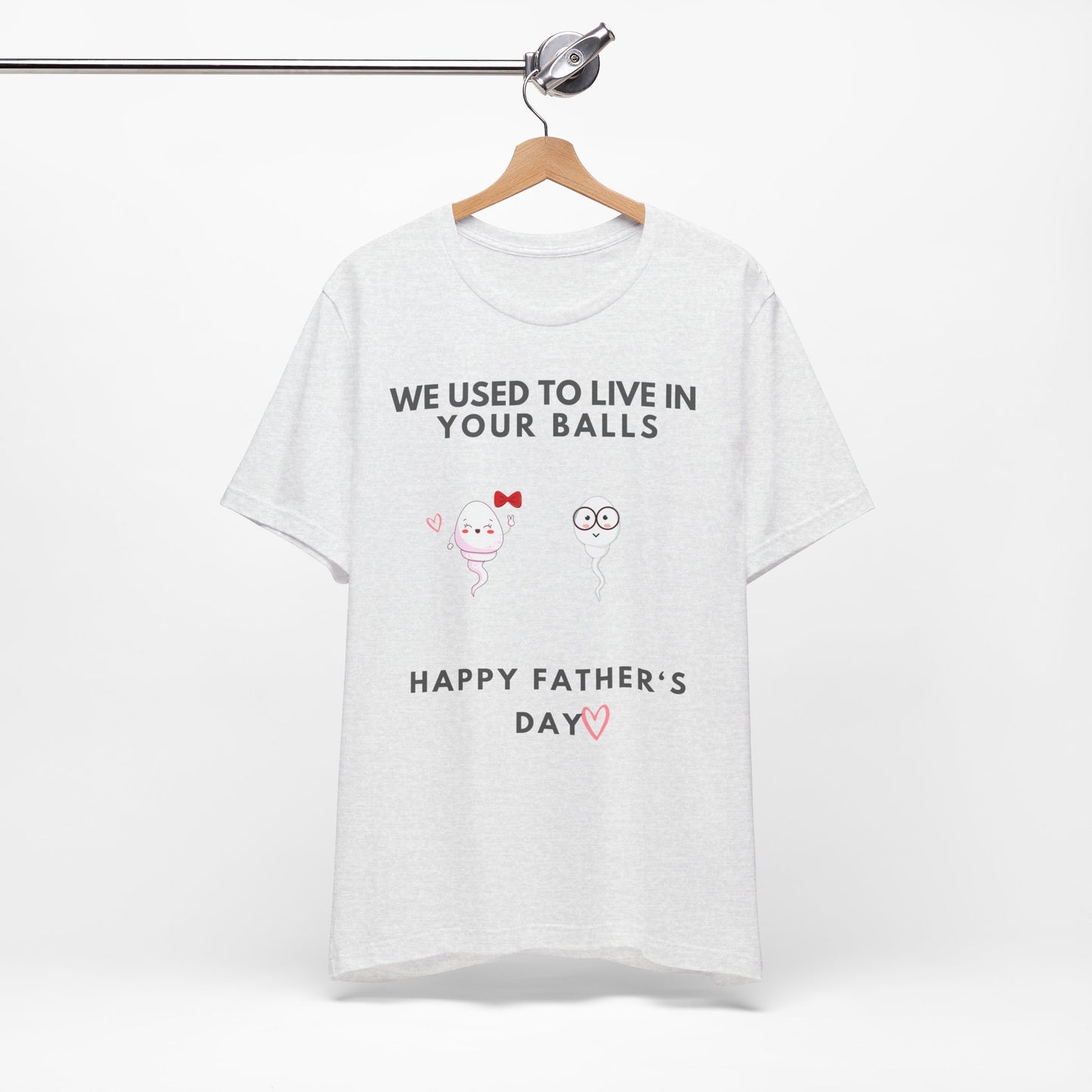 “HAPPY FATHER'S DAY” Jersey Short Sleeve Tee