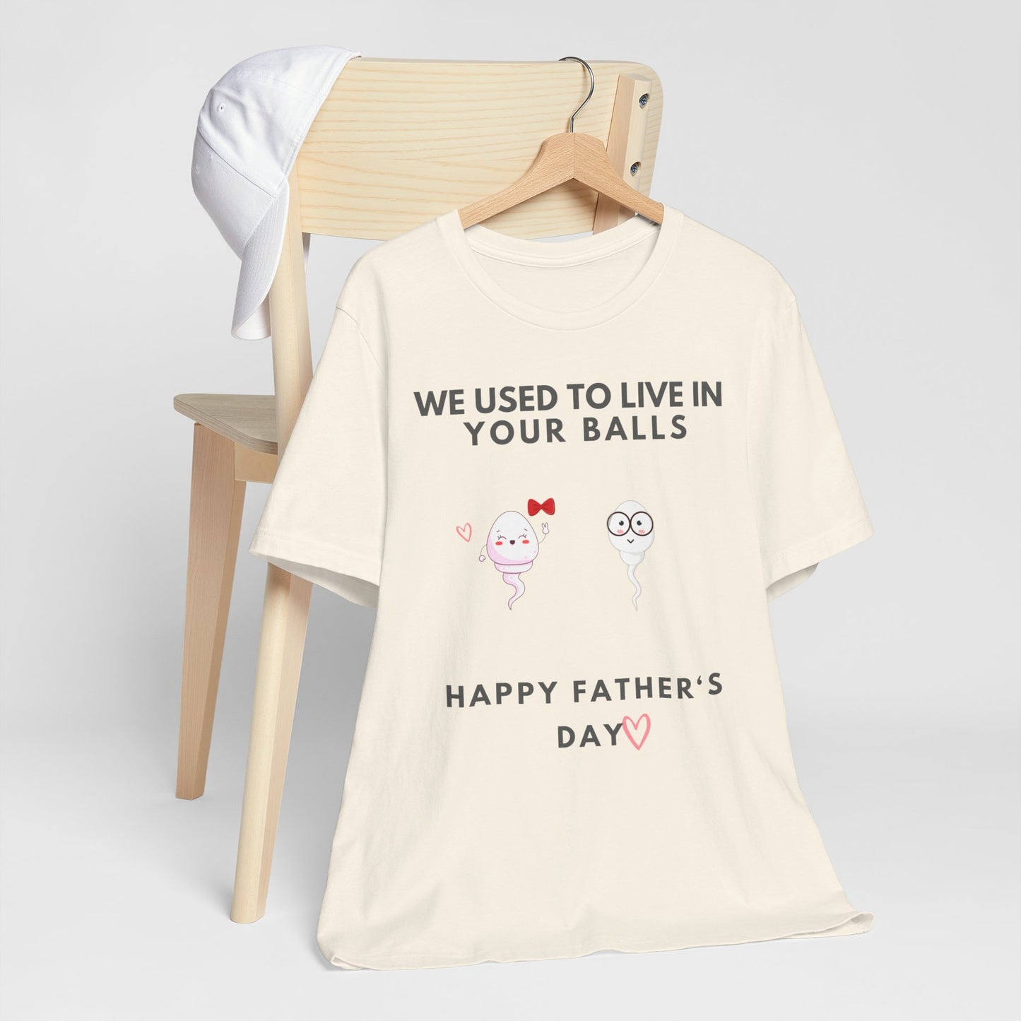 “HAPPY FATHER'S DAY” Jersey Short Sleeve Tee