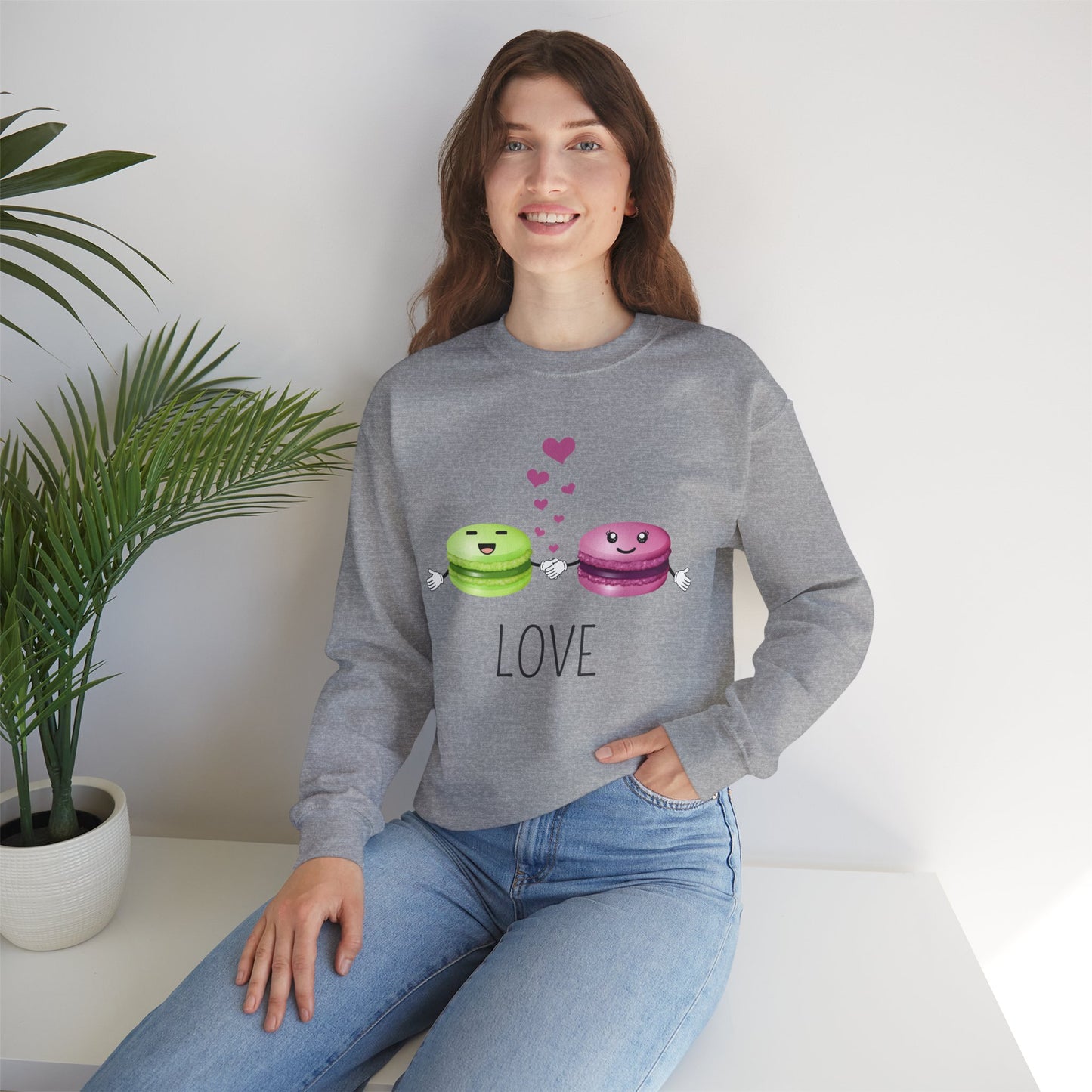 “Macron Love” Crewneck Sweatshirt