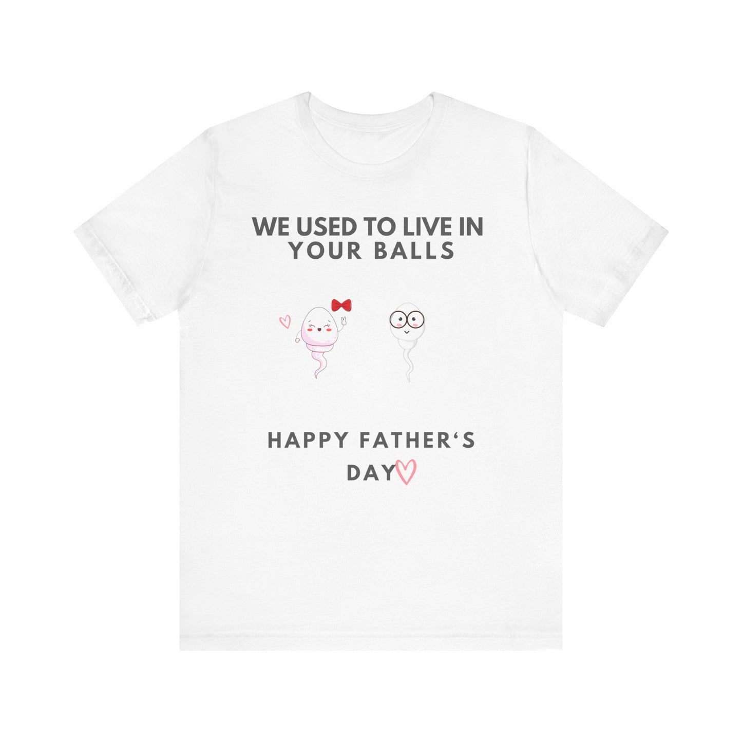 “HAPPY FATHER'S DAY” Jersey Short Sleeve Tee