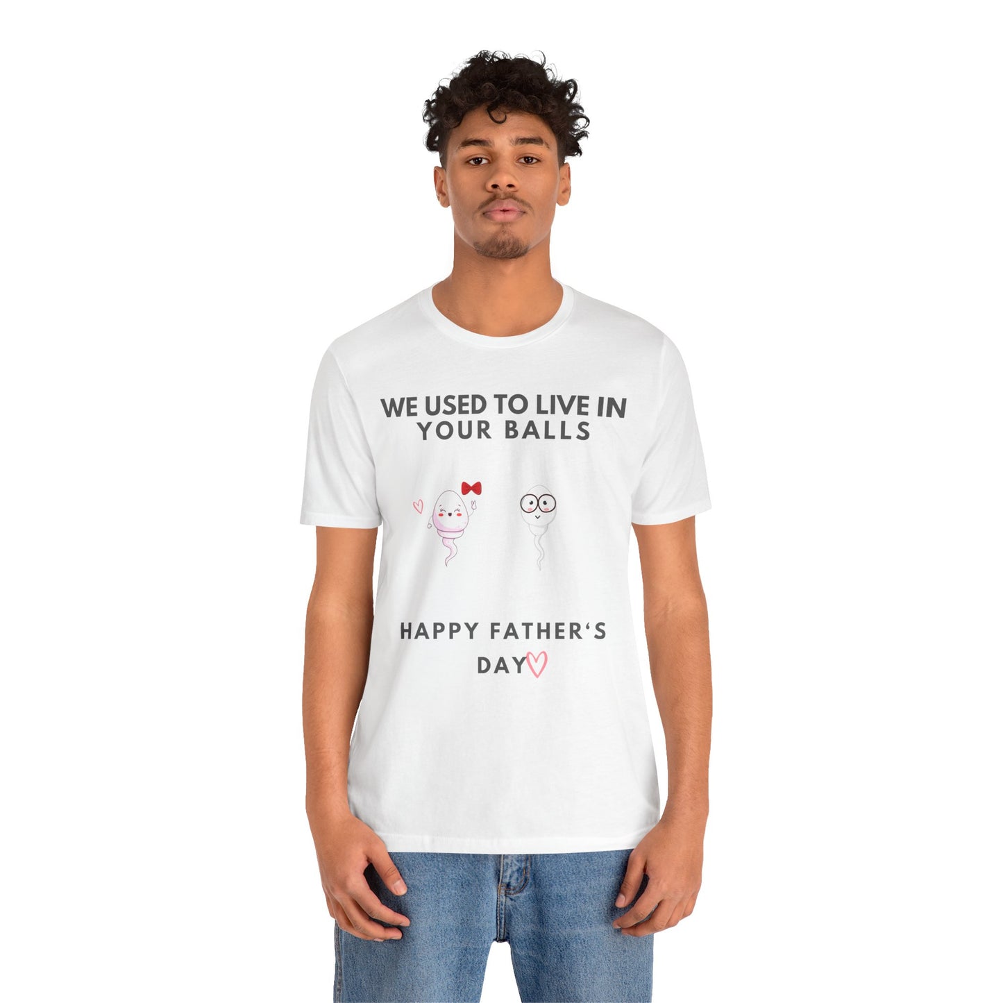 “HAPPY FATHER'S DAY” Jersey Short Sleeve Tee