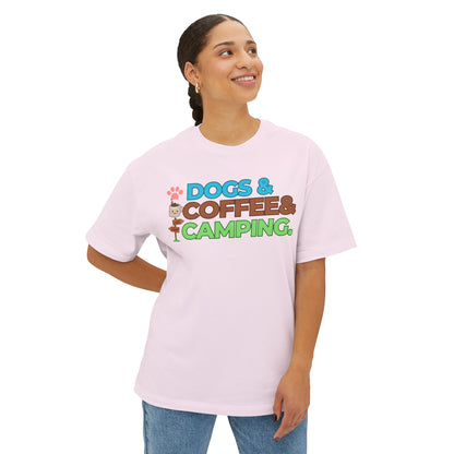 Dogs Coffee Camping Shirt, Camping Birthday Gift Tee, Dog Lover Shirt, Camper T-Shirt, Adventure Shirt, Vacation Shirt, Camping And Drinking