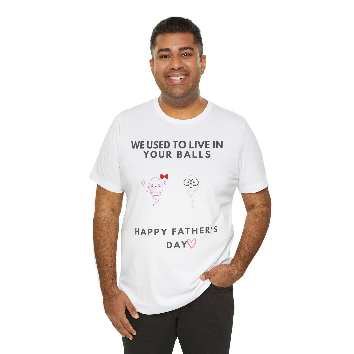 “HAPPY FATHER'S DAY” Jersey Short Sleeve Tee