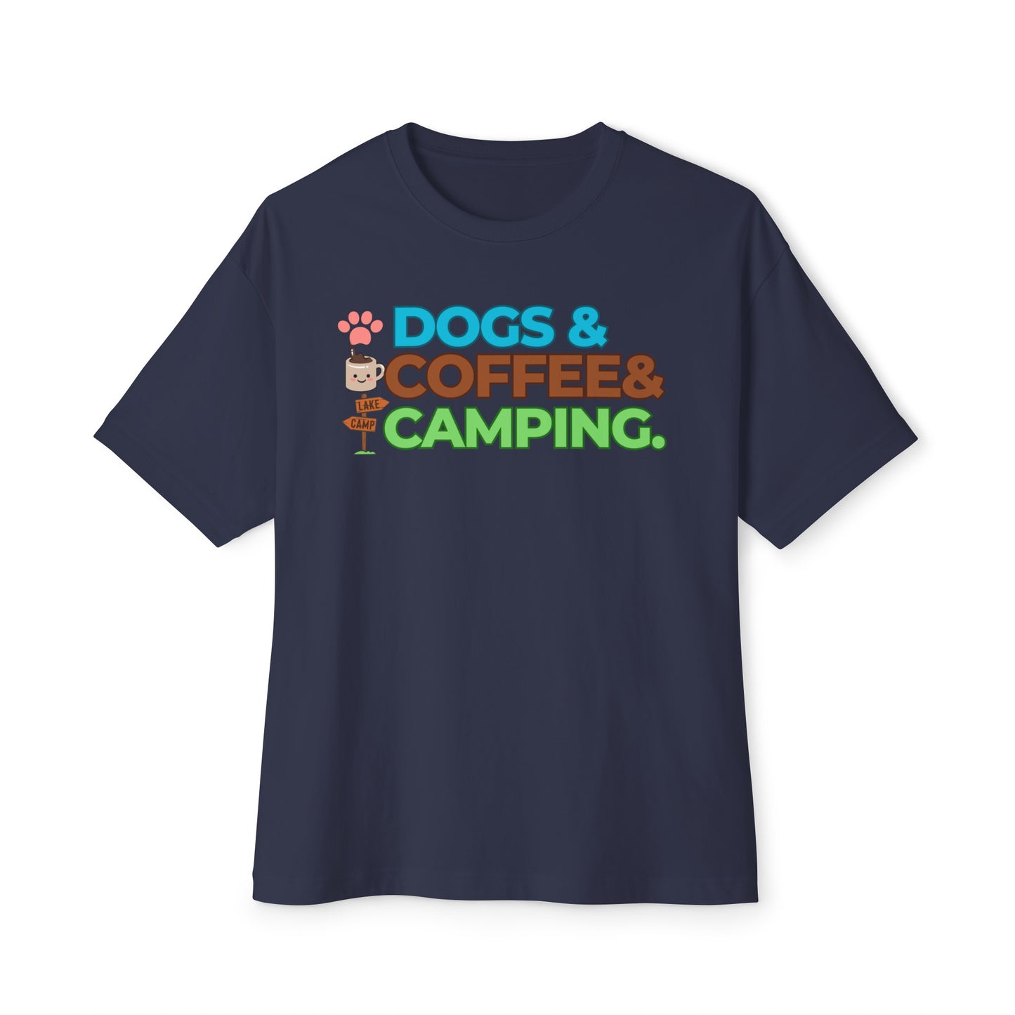 Dogs Coffee Camping Shirt, Camping Birthday Gift Tee, Dog Lover Shirt, Camper T-Shirt, Adventure Shirt, Vacation Shirt, Camping And Drinking